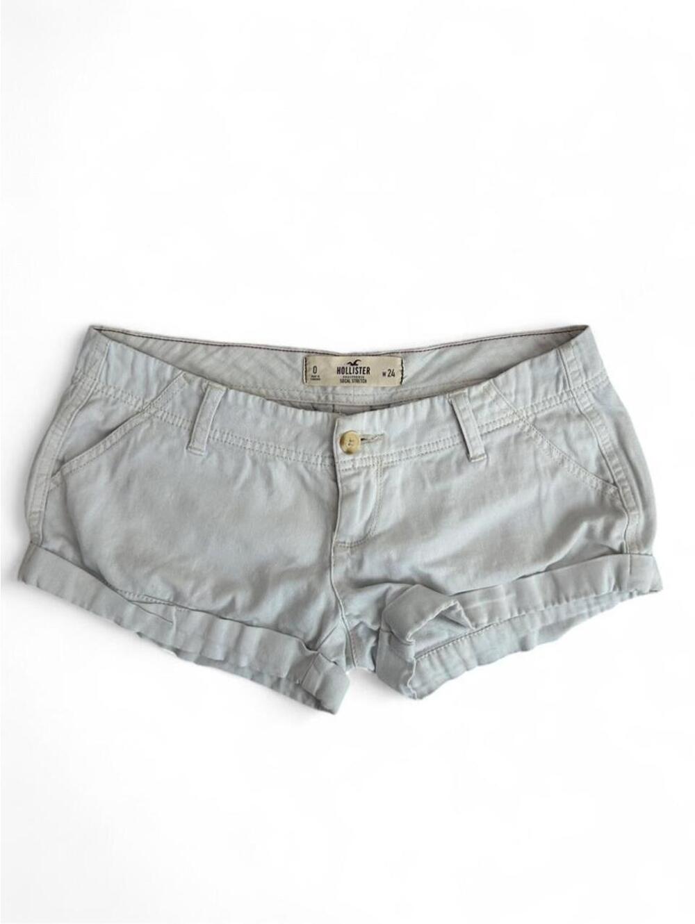 Hollister Co. Women's White Shorts 0